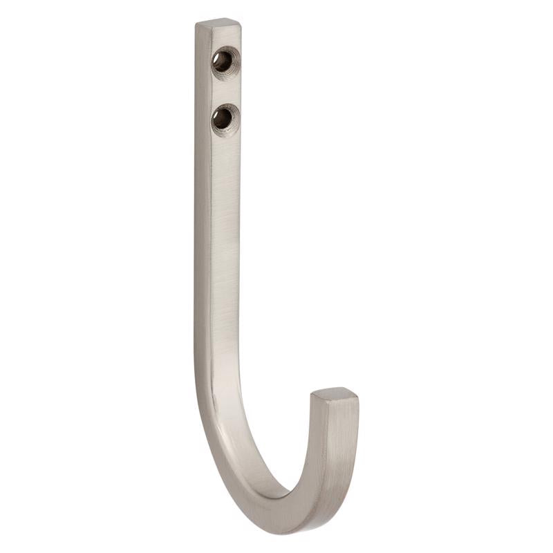 National Hardware Reed Multipurpose Hook 4 Inch Satin Nickel N337-904