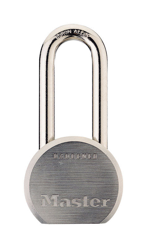 Master Lock 2-1/2in Wide Solid Steel Body Padlock 2in Shackle 930DLHPF