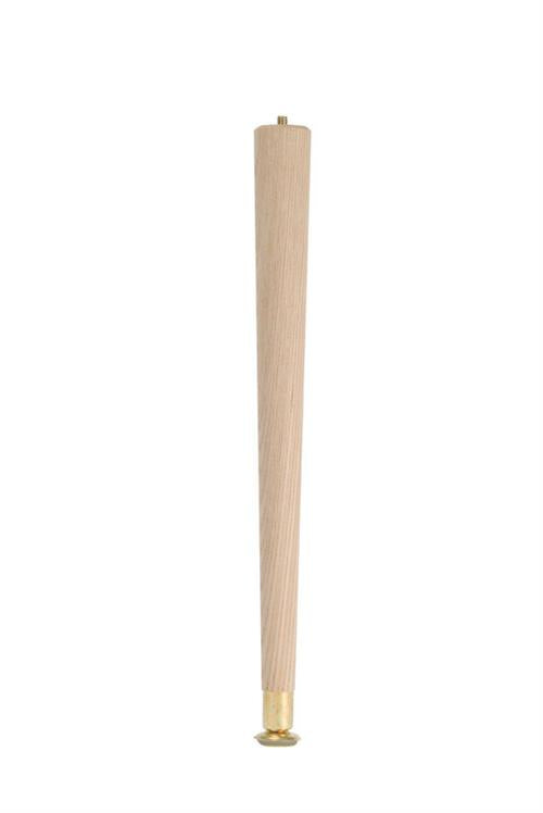 Waddell 3.5 Inch Ash Round Taper Table Leg 2504