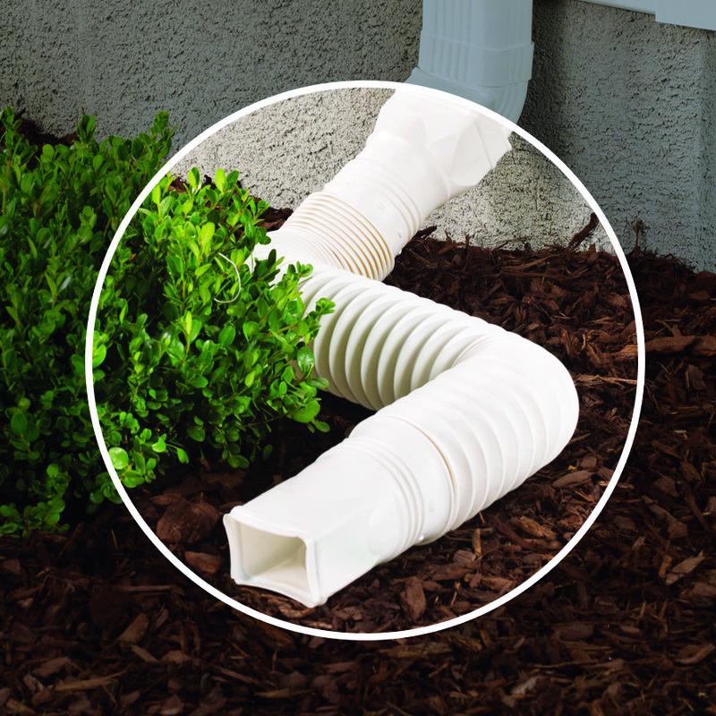 Amerimax Flex-A-Spout Vinyl K Downspout Extension-1