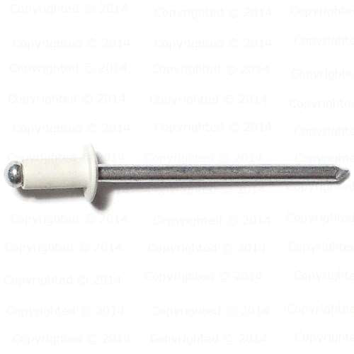 White Short Aluminum Pop Rivet