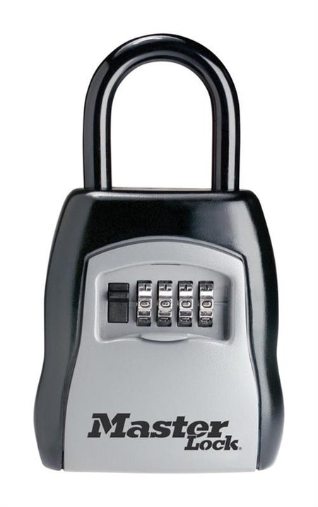 Master Lock 3-1-4in Wide Set Your Own Combination Portable Lock Box 5400D