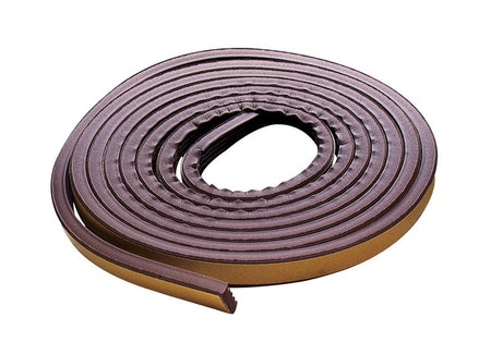MD Building Products 02550 P Strip All Climate EPDM Rubber Weatherseal Brown