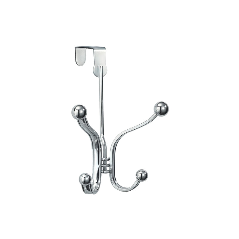 iDesign York Lyra Chrome Over-the-Door Hook Silver 53370