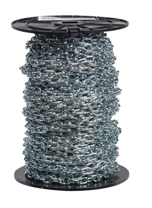 Campbell #2 Zinc Plated Straight Link Machine Chain 125 Ft 0726727 ...