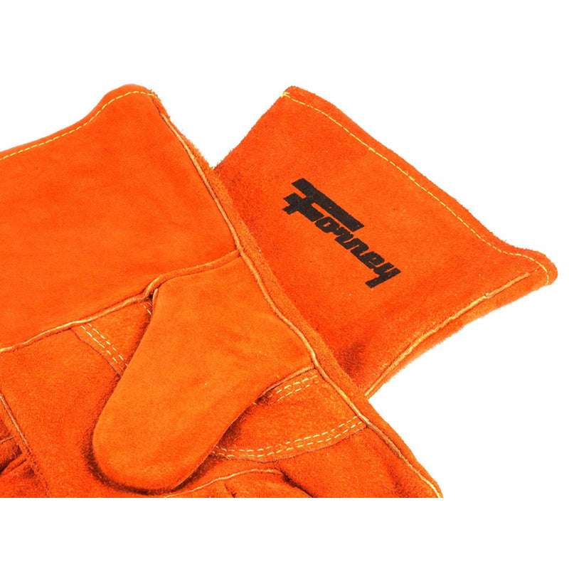 Forney 55206 Standard Welding Glove, Orange Large-2