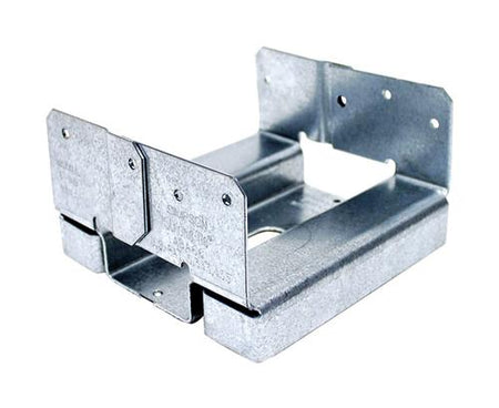 Simpson Strong-Tie 6 in. x 6 in. 14 Ga. Galvanized Steel Standoff Post Base ABA66Z - Box of 10