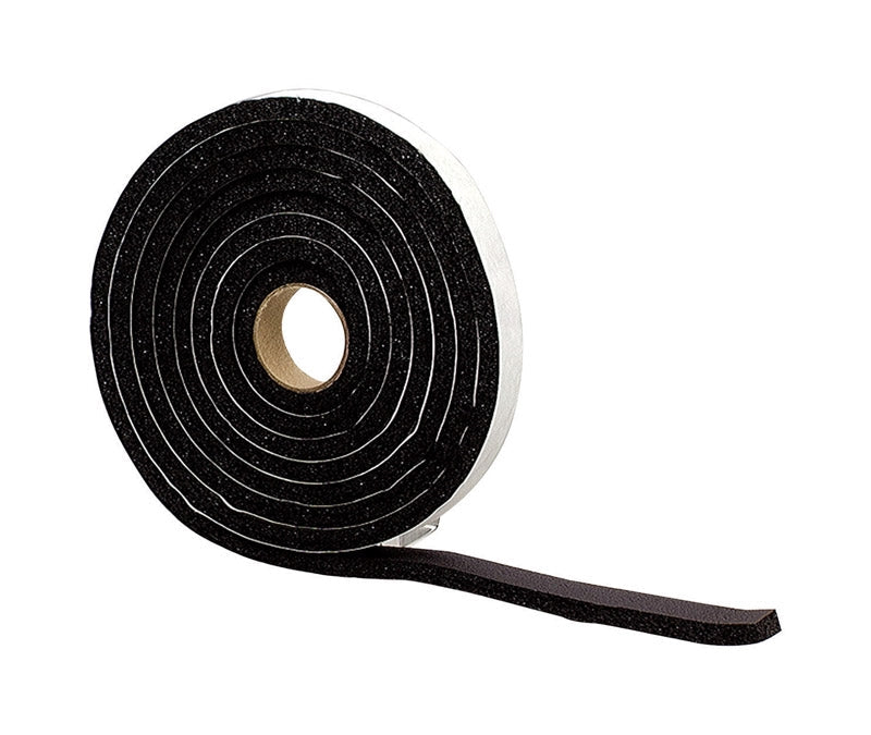 MD Building Products 43154 High Density Sponge Rubber Tape 3-8 In. X 10 Ft