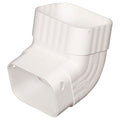 Amerimax 4.25 in. H X 3.25 in. W X 4.25 in. L White Vinyl K Gutter Elbow M0627