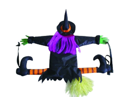 Gemmy 2 ft. Crashing Witch Hanging Decor 60073