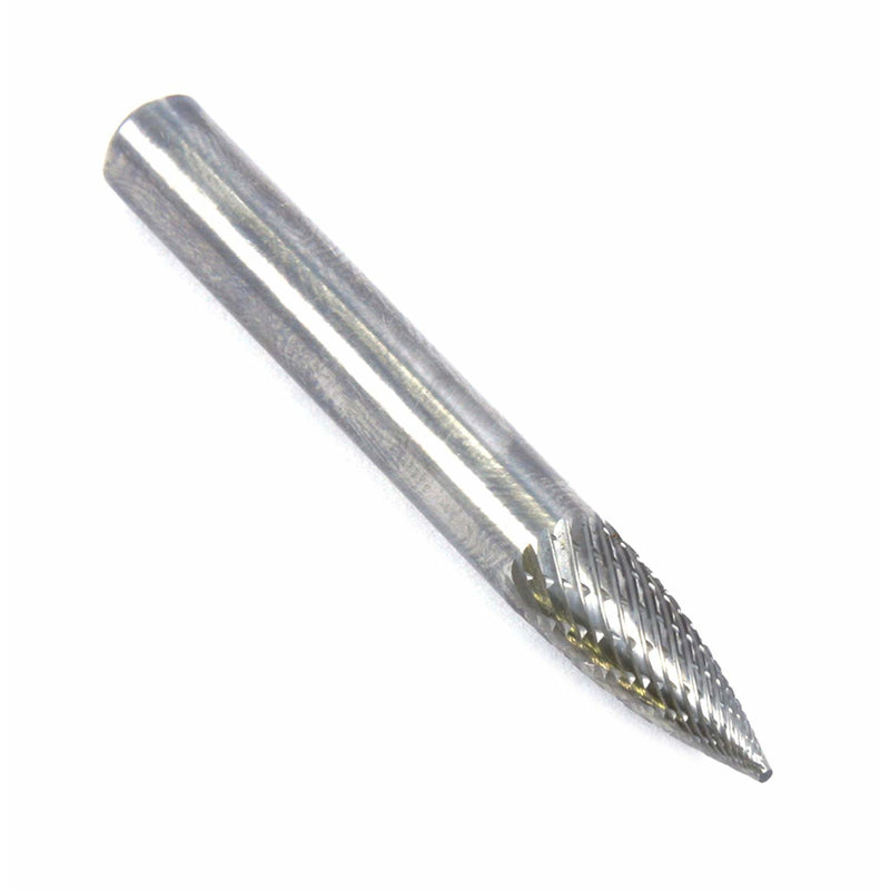 Forney 60126 Tungsten Carbide Burr, 1/4" Tree Pointed (SG-1)-1