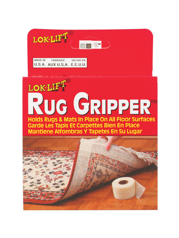 Lok-Lift Rug Gripper 2.5 in. W X 25 ft. L Reversible Scrim Indoor 2525 ...