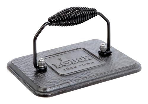 Lodge Rectangular Cast Iron Grill Press LGP3