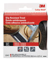 3M Safety-Walk slip resistant tread packaging with text and images of shoes and tape.