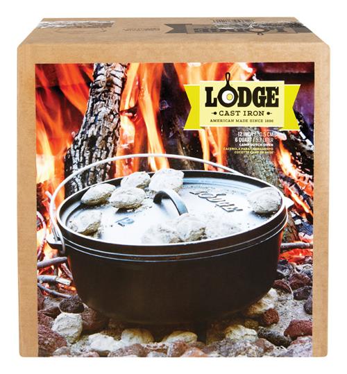 Lodge 6 Quart Camp Dutch Oven L12CO3