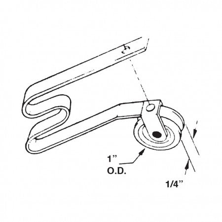 Barton Kramer 634 Screen Door Roller Assembly-1