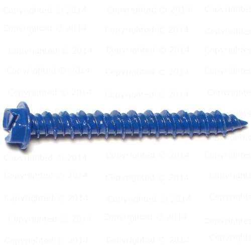 Slotted Hex Masonry Screws