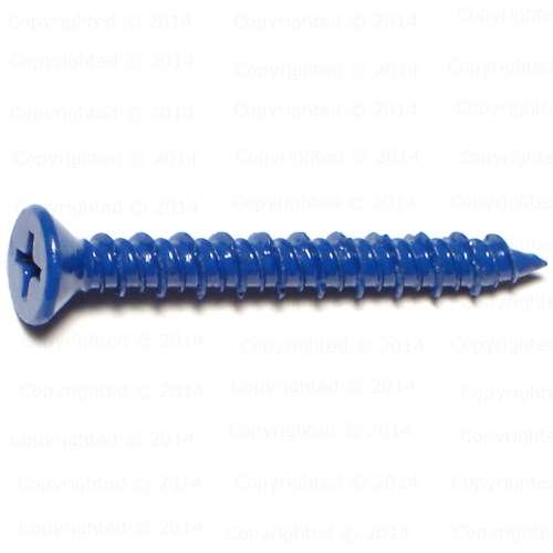 Phillips Flat Masonry Screws