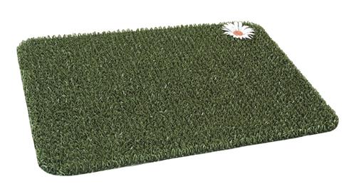 Clean Machine 23-1/2" X 17-1/2" Daisy Evergreen Astroturf Door Mat 10372018