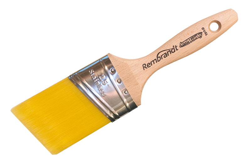ArroWorthy Rembrandt Semi-Oval Angle Sash Beaver Tail Paint Brush 6426