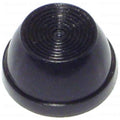 Black Push Nut on a white background

