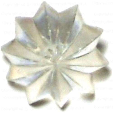 #3 Clear Bud with Stud Mirror Clip