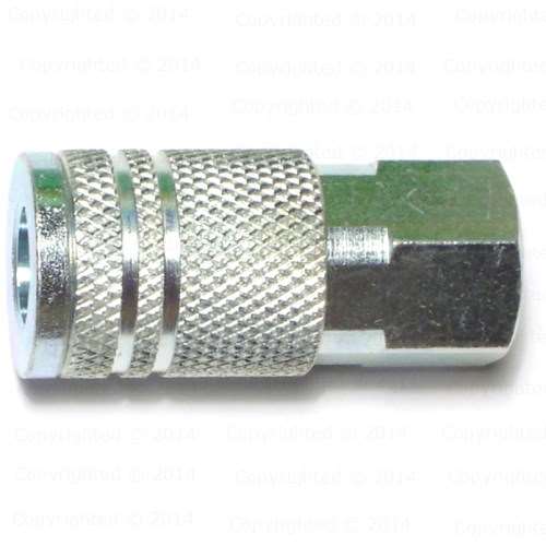 1/4 IP Female Air Hose Couplers - Zinc