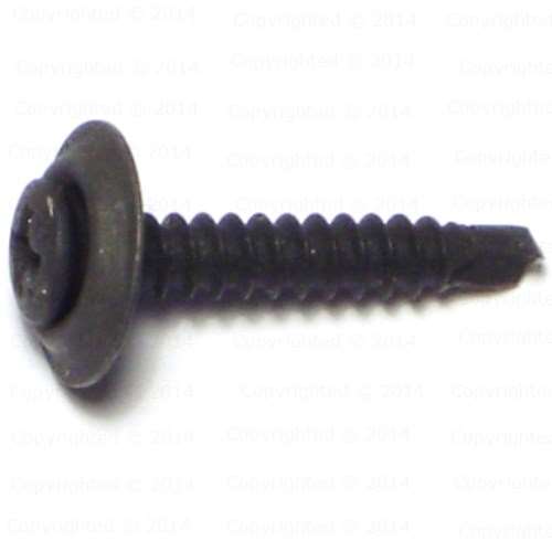 Black Automotive Trim Self-Drilling Screw