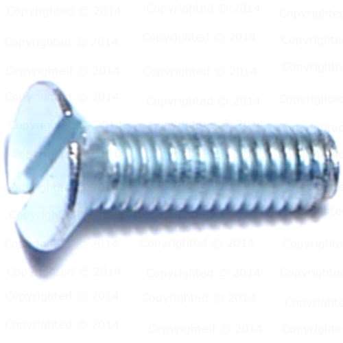 Slotted Flat Head Machine Screw - Metric