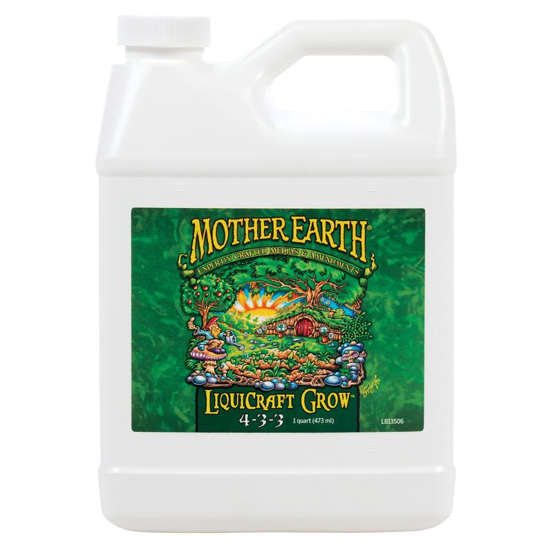 Mother Earth LiquiCraft Grow All Plant 4-3-3 Plant Fertilizer Quart HGC733932