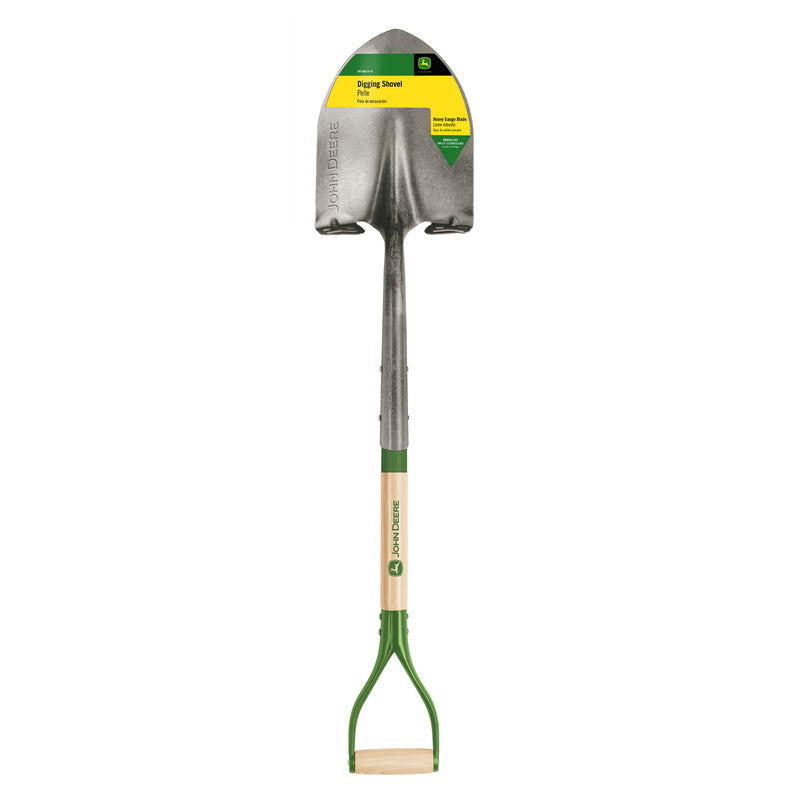 John Deere 42 in. Steel Digging Shovel Wood Handle PRY-RBA-SP-JD