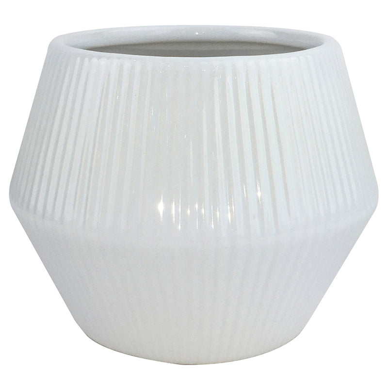 Trendspot Rena 6.5 in. H X 8 in. W X 8 in. D Ceramic Planter - Box of 2