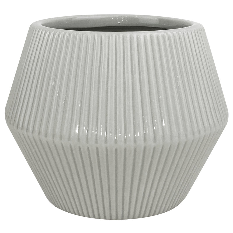 Trendspot Rena 6.5 in. H X 8 in. W X 8 in. D Ceramic Planter - Box of 2-1