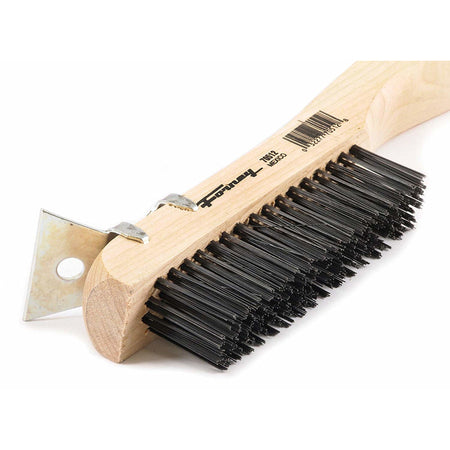 Forney 70512 Scratch Brush w-Scraper Carbon 4 x 16-1