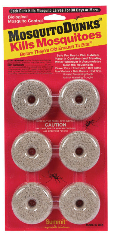 Summit Chemical Mosquito Dunks 6-Pack 110-12