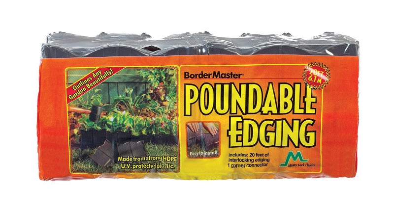 Master Mark Border Master Poundable Edging Black 97220