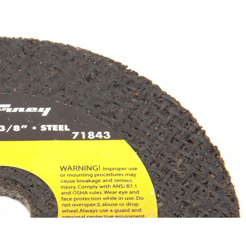 Forney 71843 Cut-Off Wheel, Metal Type 1, 3" X 1/8" X 3/8"-1