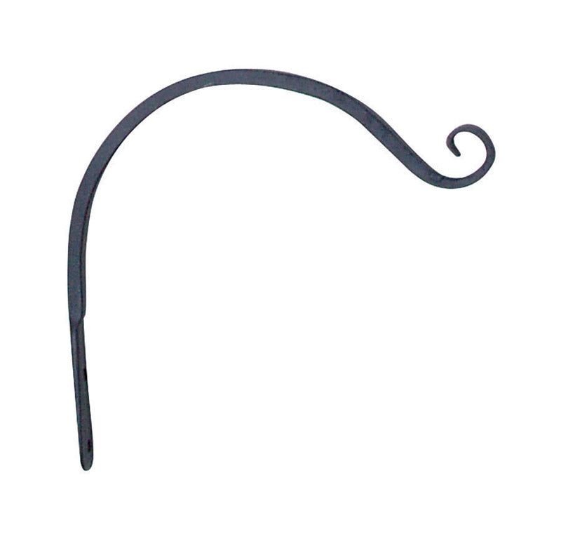 Panacea 11" Forged Steel Curved Hook Plant Bracket 89411