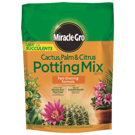 Miracle Gro Cactus, Palm & Citrus Soil 8 Qt 72078432