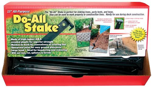 Master Mark 15" Black Plastic Stake 12151 - Pack of 24