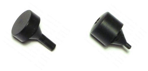 Black Rubber Bumpers on a white background
