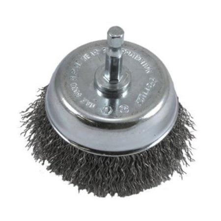 Forney 72731 Cup Brush Crimped 3" x .012 x 1/4" Hex Shank-2