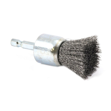 Forney 72738 End Brush Crimped 1" x .008 x 1/4" Hex Shank-2
