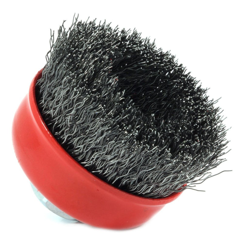 Forney 72755 Cup Brush Crimped 2-3/4" x .014 x 5/8-11-1
