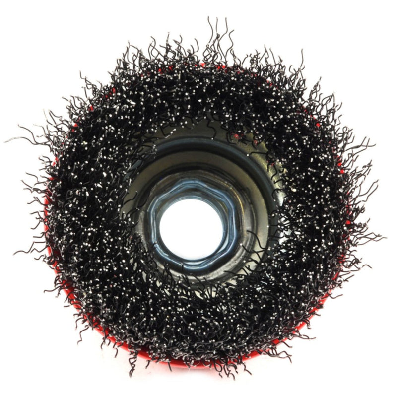 Forney 72755 Cup Brush Crimped 2-3/4" x .014 x 5/8-11-2