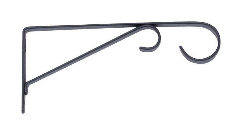 9 inch hanging planter Panacea Black Steel Hanging Plant Bracket