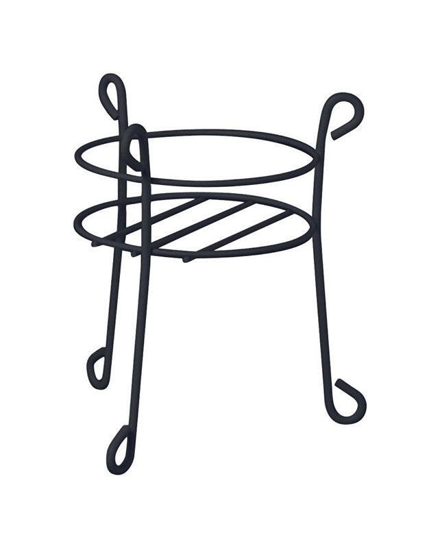 Panacea 15 in. H Black Steel Plant Stand 89237