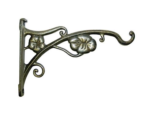 Panacea 9" Gold Flower Wall Bracket 85643