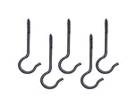 Panacea Ceiling Hook 5-Pack Black 86201