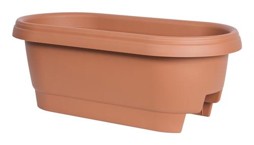 Bloem 24" Terra Cotta Deck-Patio Rail Planter 477241-1001